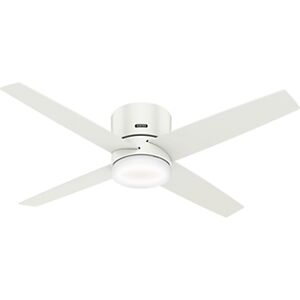 Hunter Advocate Low Profile with LED Light 54 Inch-Smart Ceiling Fan