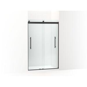 Elmbrook Frameless sliding shower door, 73-9/16" H x 44-5/8 - 47-5/8" W, with 5/16" thick Crystal Clear glass