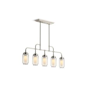 Artifacts® Five-light linear chandelier