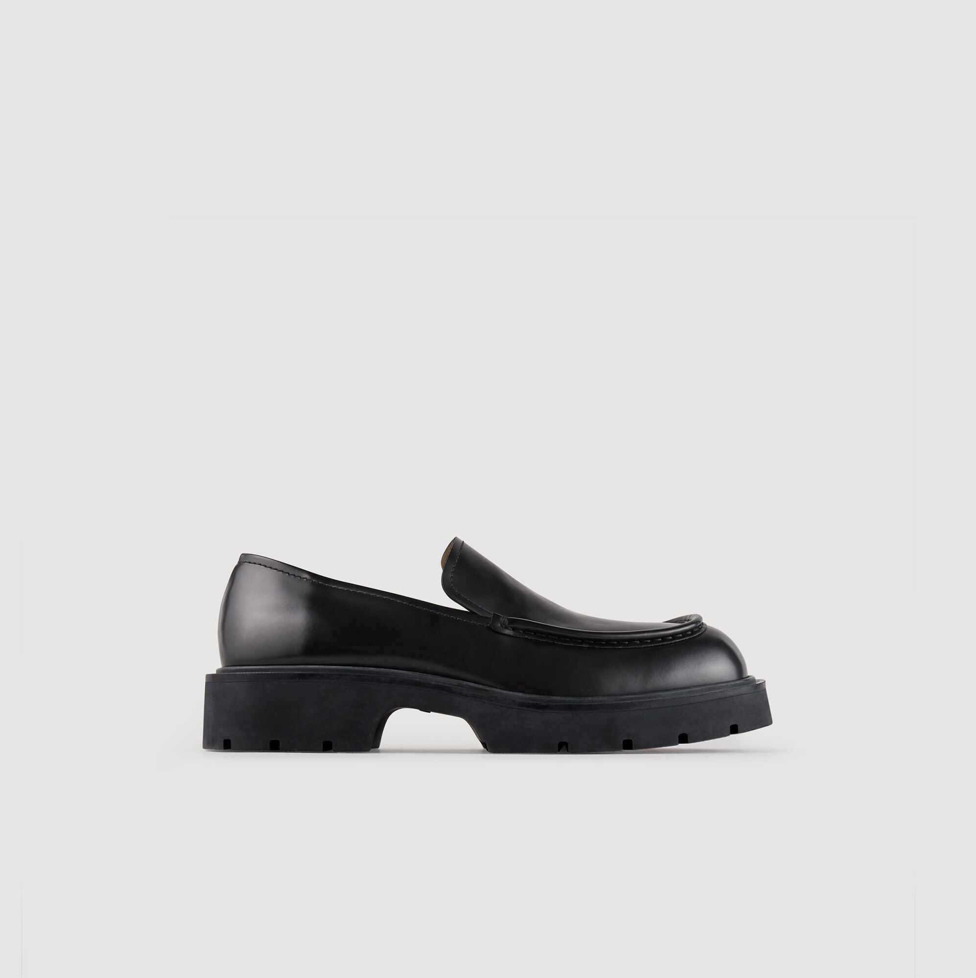 Sandro Patent leather loafers - male - Black -  Men-All Shoes-FR 42 / US 9.5