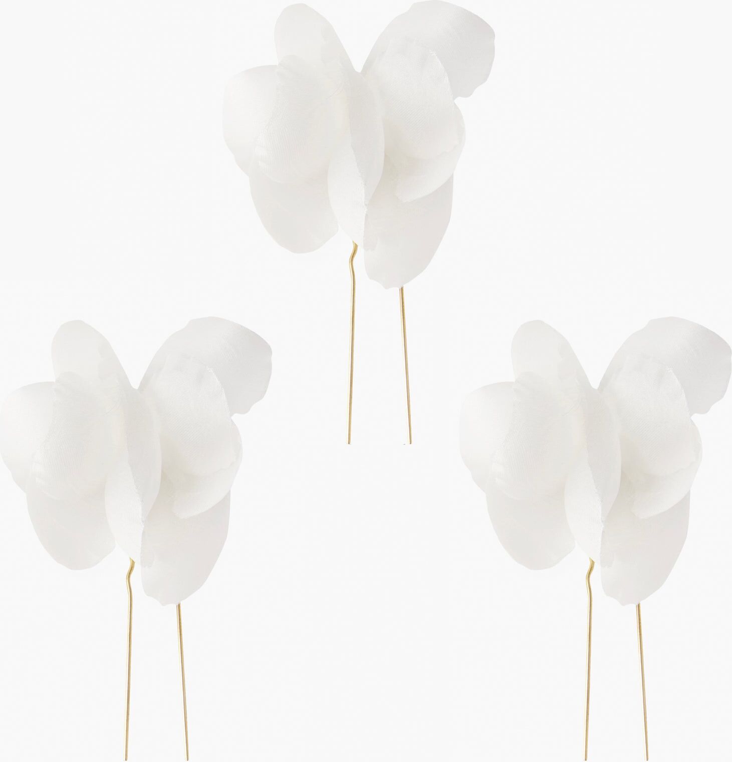 Jennifer Behr Large Jardinia Hairpins - Cream, Cream