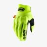100% Cognito D30 Race Gloves - Fluo Yellow/Black X Large