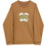 Vans Off The Wall Skate Classics Long Sleeve T-Shirt - Bone Brown Medium