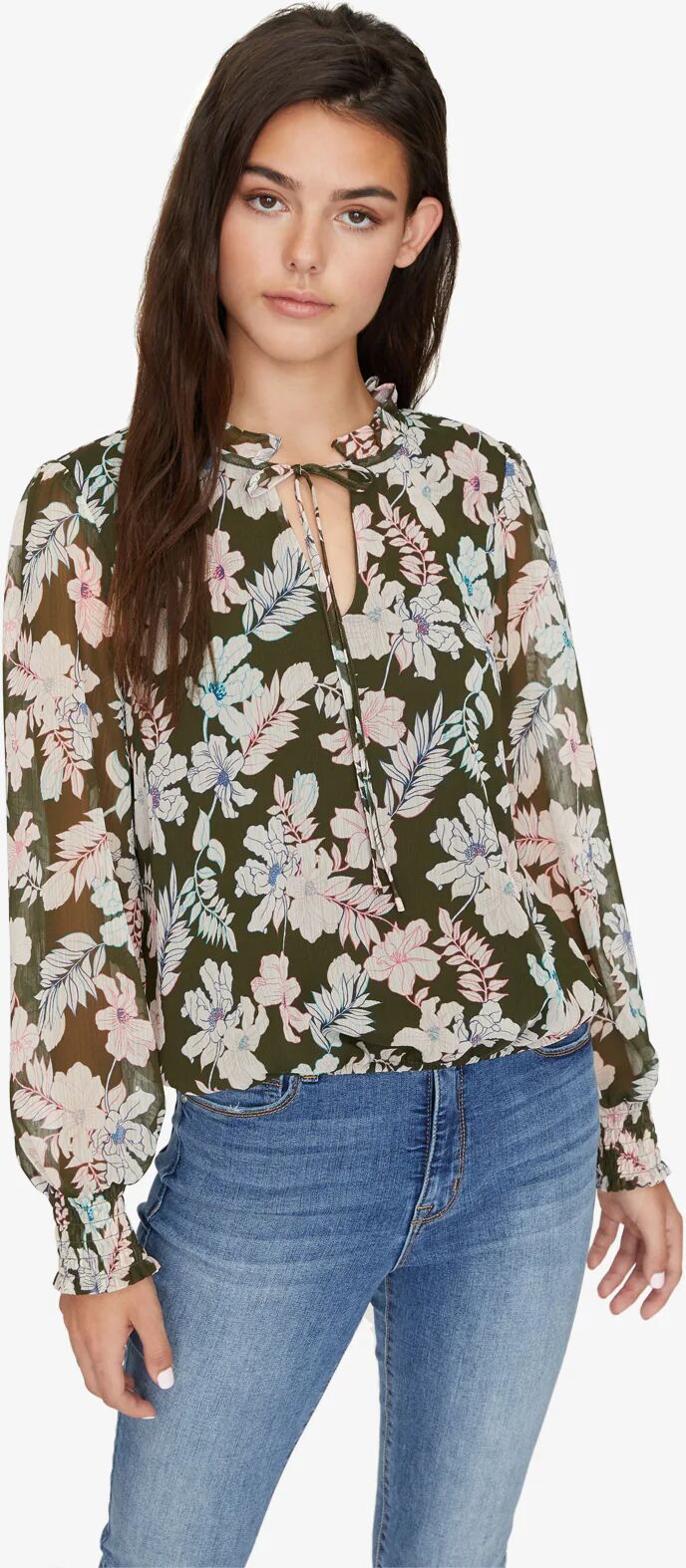 Sanctuary Clothing Love In Bloom Blouse Mini Tropic Punch (FINAL SALE) / XS