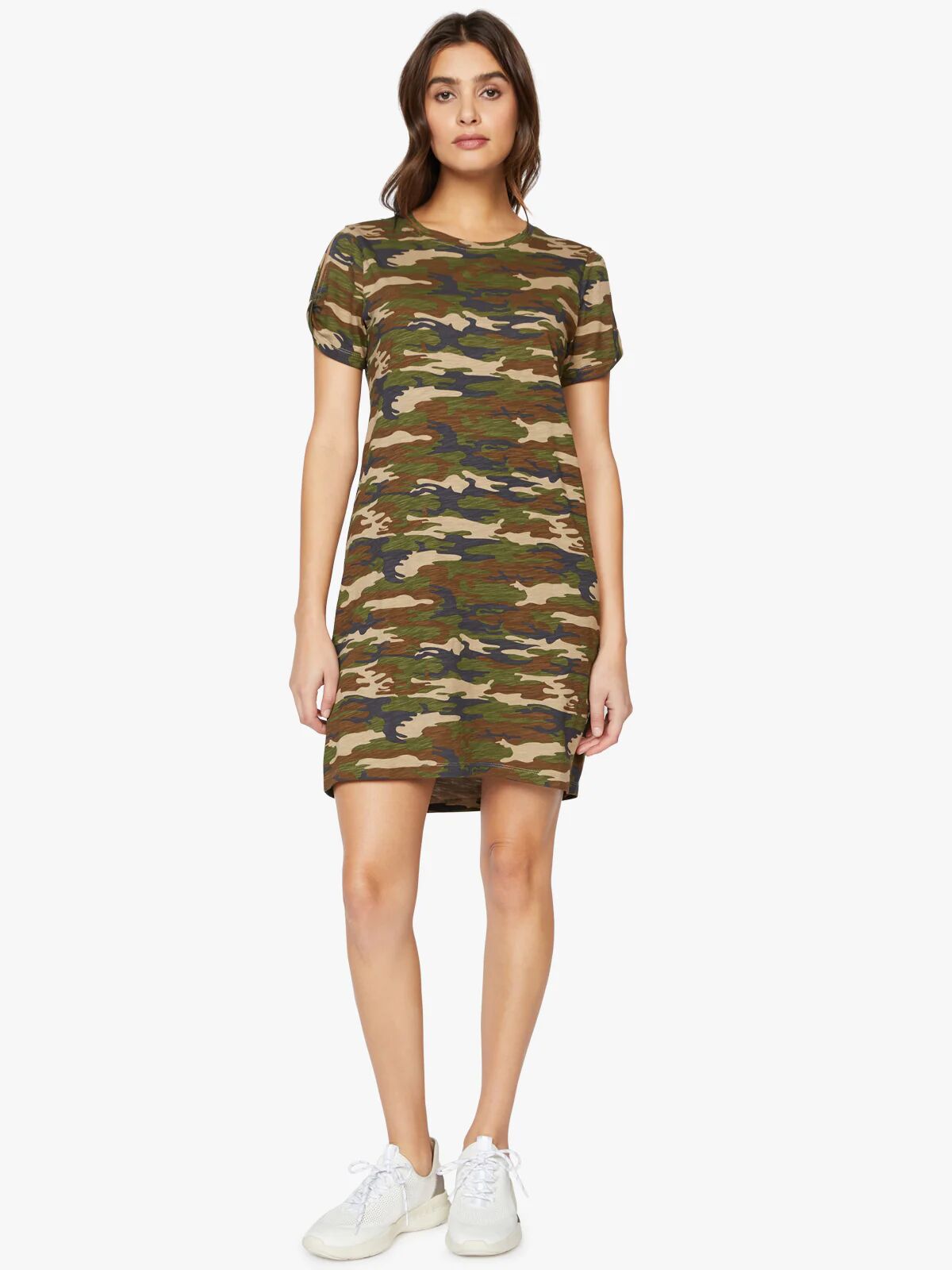 Sanctuary Clothing So Twisted T-Shirt Dress Little Hero Camo / XXS