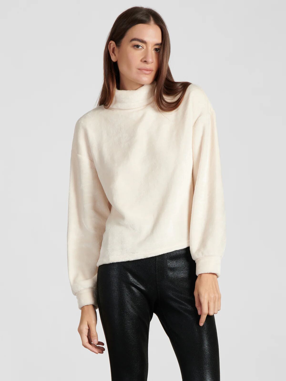 Sanctuary Clothing Softie Popover Top Milk / XXS