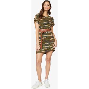 Sanctuary Clothing So Twisted T-Shirt Dress Little Hero Camo / L