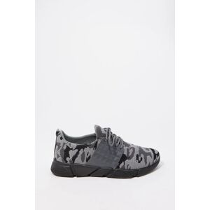 Urban Planet Camo Print Side Cage Lace-Up Sneaker   Camouflage   11   Men's - 11