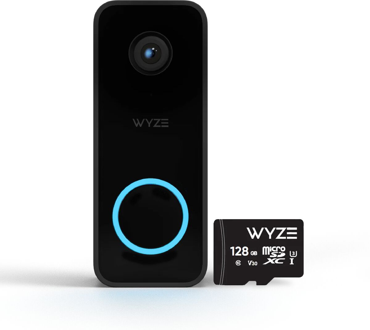 Wyze Labs, Inc Wyze Video Doorbell v2 - Doorbell + Chime Controller + 128GB MicroSD Card