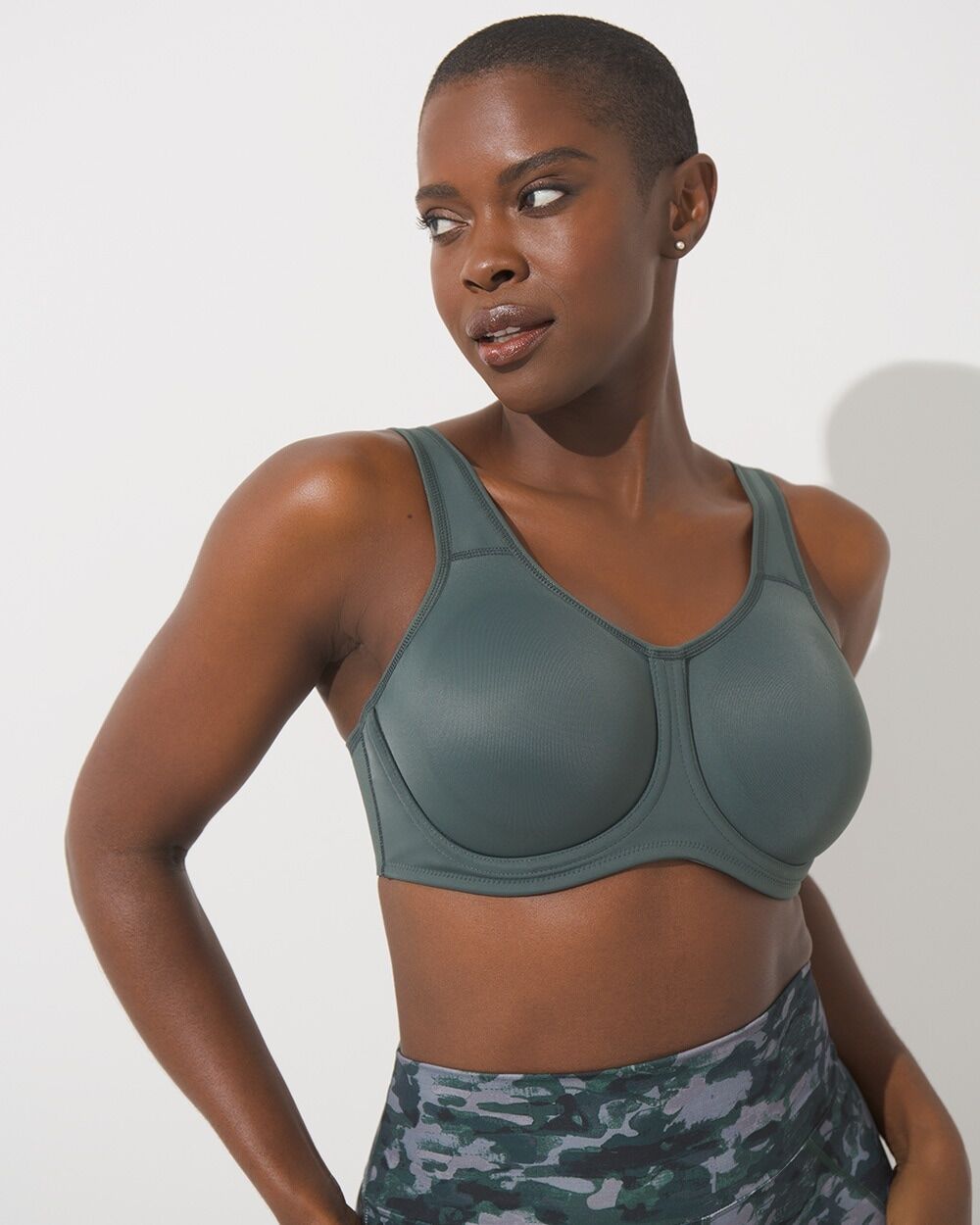 Women's Wacoal Underwire High Impact Sports Bra in Green size 34DD   Soma - Women - Green - 34DD