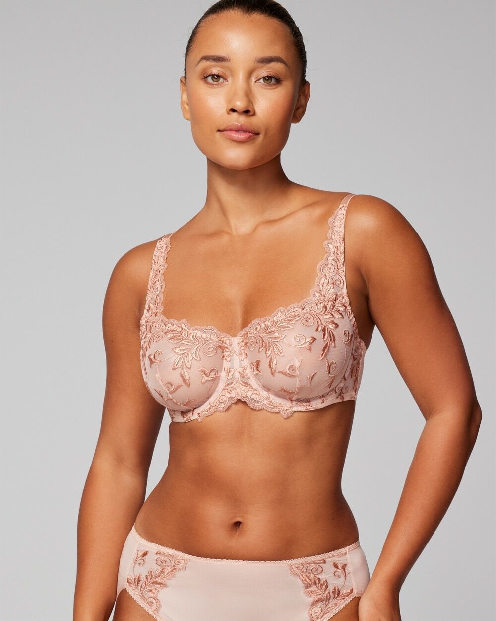 Women's Sensuous Lace Unlined Bra in Rose Blush size 38G   Soma, Lingerie - Women - Rose Blush - 38G