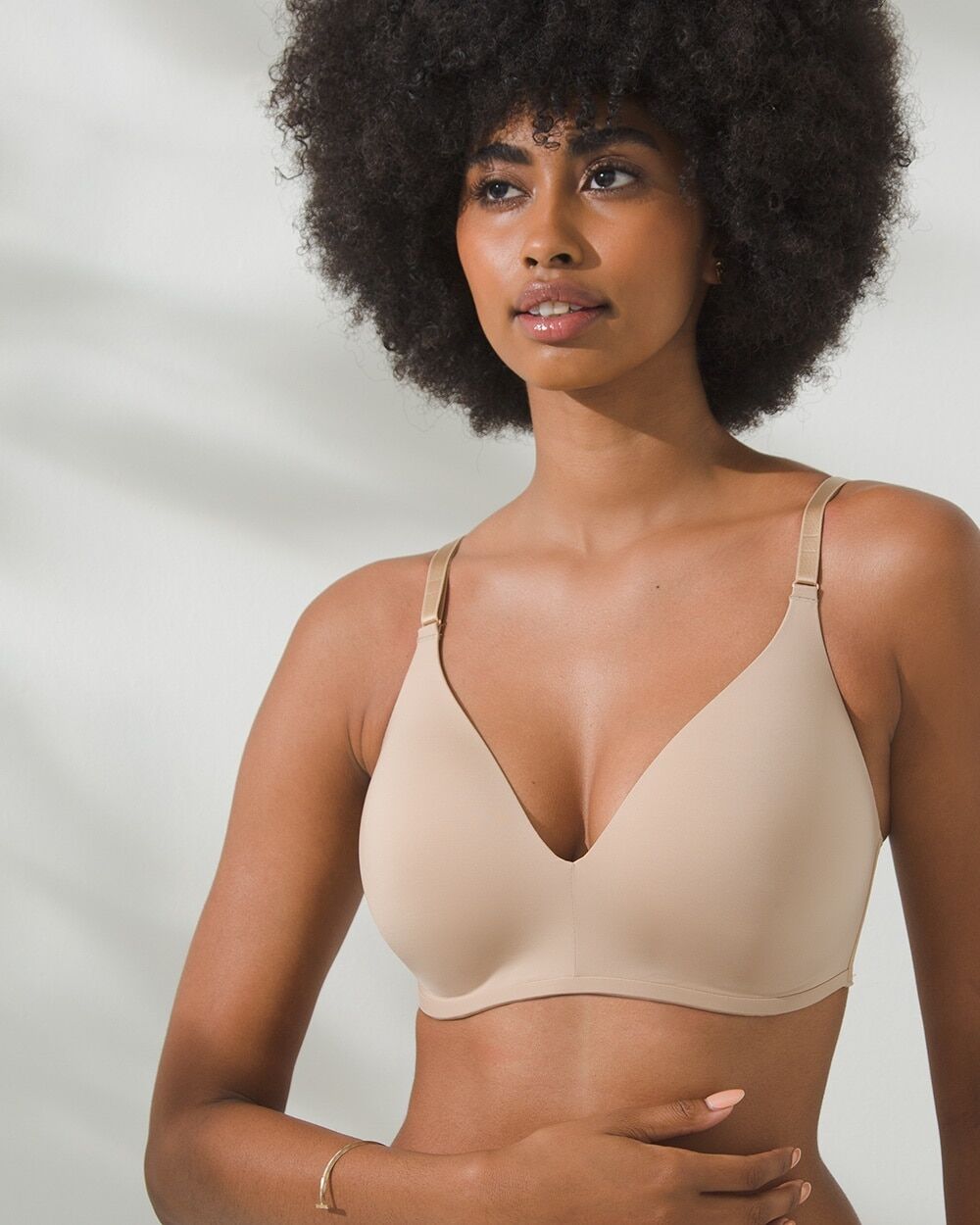 Women's Vanishing 360 Wireless Bra in Nude size 32D   Soma - Women - Nude - 32D