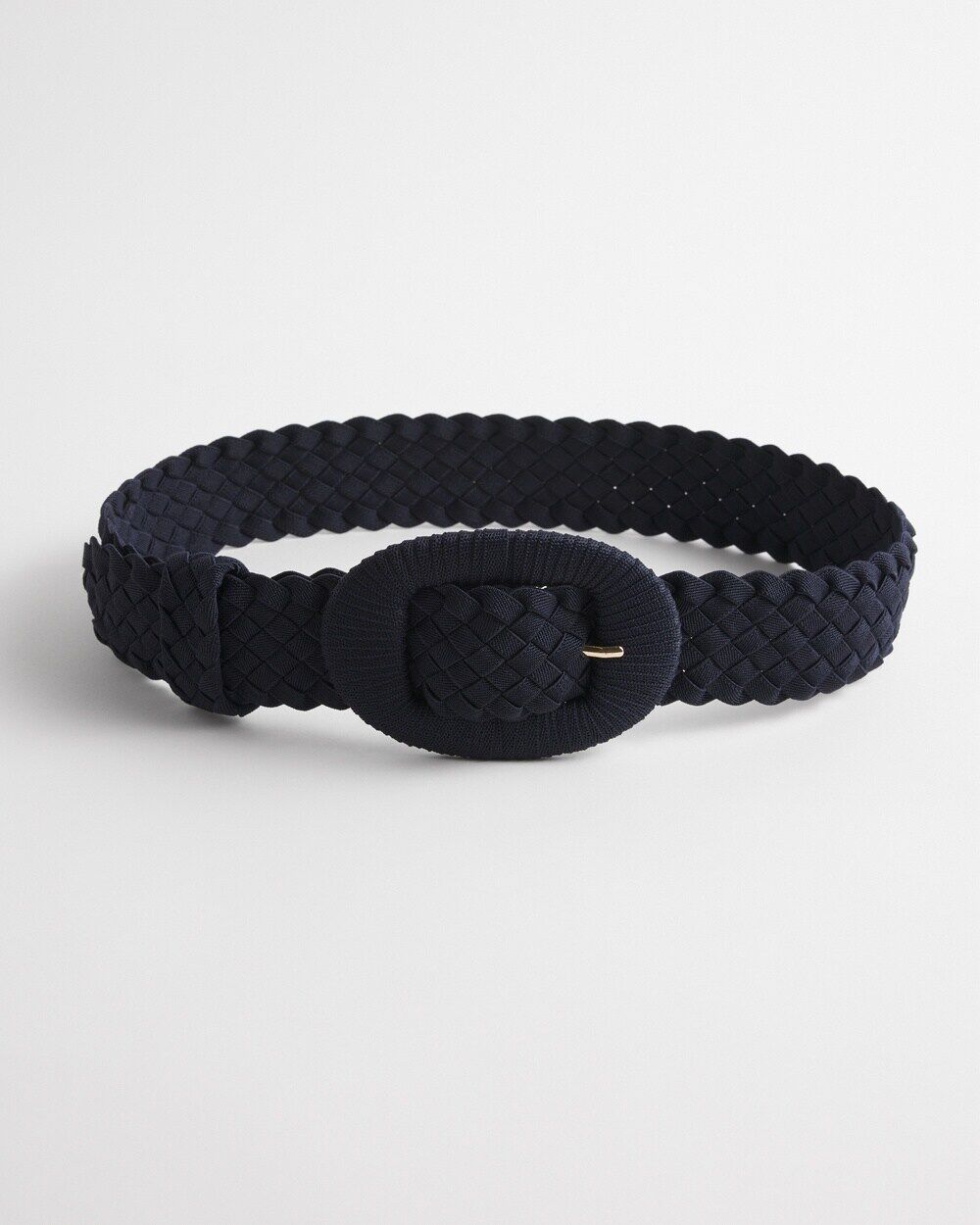 Braided Stretch Belt in Navy Blue size Medium/Large   Chico's - Navy Blue - Women - Size: Medium/Large