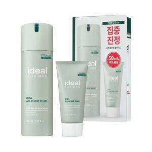 OLIVE YOUNG IDEAL FOR MEN Cica All In One Fluid 150ml Special Set (Free Travel Size 50ml Included)