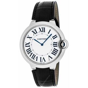 Cartier watches CARTIER Ballon Bleu XL 46MM 18K White Gold LTHR Men's Watch W6920055