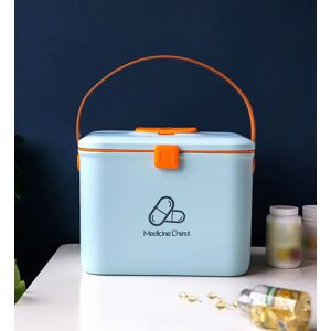 Joybos® Household Double-Layer Medicine Box, Blue