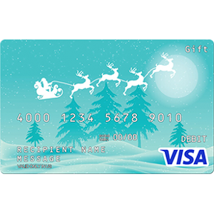 Visa Christmas Gift Card $150