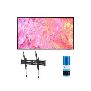 Samsung QN85Q60CAFXZA 85' QLED 4K Quantum HDR Dual LED Smart TV with a Walts TV Large/Extra Large Tilt Mount for 43'-90' Compatible TV's and Walts.