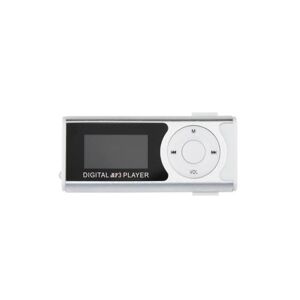 GPI Mini USB Clip MP3 Media Player LCD Screen Support 16GB TF LED Light Exquisitely Designed Durable