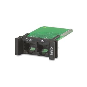 APC pnetr6 surge module for cat6 or cat5/5e network line, replaceable, 1u, use with prm4 or prm24 chassis