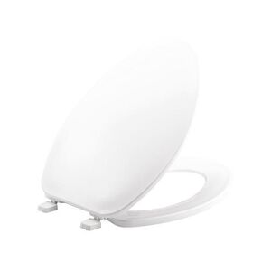 Bemis Manufacturing Company BEMIS GR170 000 Toilet Seat, With Cover, Plastic, Elongated, White