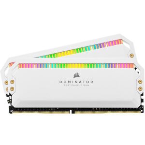 Corsair Dominator Platinum RGB 16GB (2 x 8GB) 288-Pin PC RAM DDR4 3600 (PC4 28800) Desktop Memory Model CMT16GX4M2D3600C18W