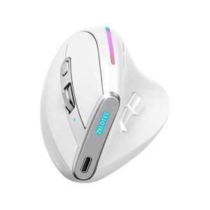 CELUX Wireless Bluetooth Ergonomic Vertical Mouse Programmable Custom Buttons Onboard Memory USB Computer Mouse for Office Gaming Right Hand PC Mouse