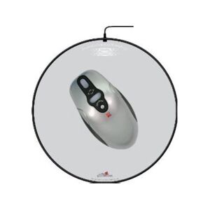 key connection wlbf95 battery free wireless optical mouse and pad (round) with vertical and horizontal scroll