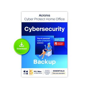 Acronis Cyber Protect Home Office Essentials Subscription 5 Computers - 3 year subscription ESD