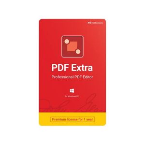 MobiSystems PDF Extra - Adobe Compatible Professional PDF Editor for Windows PC - 1 year license - Download