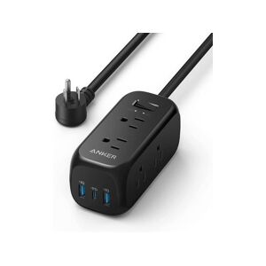 Anker 332 USB C Power Strip Surge Protector(300J), 6 Outlets and 20W Power Delivery for iPhone 14/13, 3-Side Outlet Extender, 5ft Extension Cord, for.