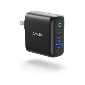Anker USB C Charger, Anker 32W 2 Port Charger with 20W USB C Power Adapter, PowerPort PD 2 with Foldable Plug for iPad/iPad Mini, for iPhone 13/13.