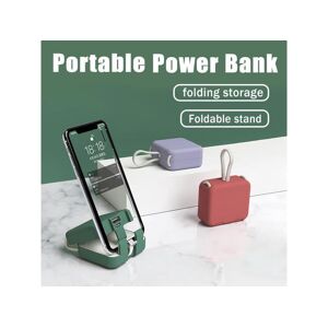 WMtec 4000mAh Portable Power Bank 5W Fast Charging External Battery For Iphone Huawei Xiaomi Pack Mini Mobile Phone Wireless Powerbank4000mAh(White Type-C)
