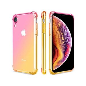 AllAmericanEssential For Iphone Xr Case, Clear Iphone Xr Case Cute Gradient Slim Anti Scratch Tpu Phone Case Cover Reinforced Corners Shockproof Protective Case For.