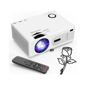 ebest 6500Lumens Portable Projector for Home Theater Entertainment, Full HD 1080P Supported Mini Projector HDMI AV USB TV Stick Supported