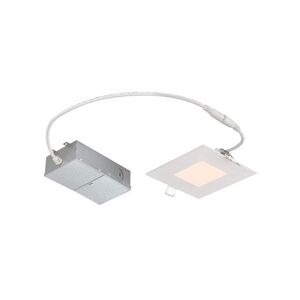 Value Brand Westinghouse Lighting 5187000 10 (65-Watt Equivalent) 4-Inch Square LED Downlight Dimmable Warm White Energy Star, Trim Slim Recessed Light Kits