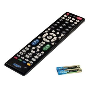 hqrp remote control for sharp lc-37d47u lc-37d4u lc-37d5u lc-37d6u lcd led hd tv smart 1080p 3d ultra 4k aquos + hqrp coaster