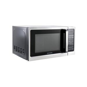 Black & Decker 0.9 Cu Ft 900W Digital Microwave Oven With Turntable in Stainless Steel