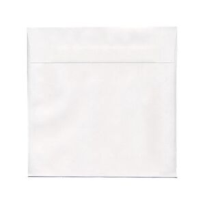 JAM Paper & Envelope JAM Paper® (9.5 x 9.5) Regular Square Envelopes - White - 25 envelopes per pack