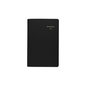 ACCO 2023 AT-A-GLANCE 5" x 8" Daily Appointment Book Planner Black (70-800-05-23)