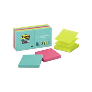 3M Post-It Pop-up 3 x 3 Note Refill Miami 100 Notes/Pad 18 Pads/Pack R33018SSMIACP