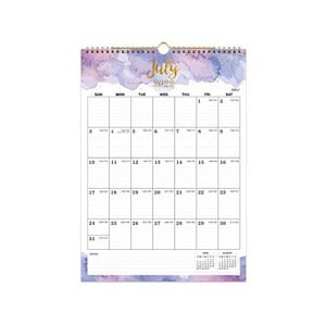 Oemstation 2022-2023 Calendar - 18 Monthly Wall Calendar, 12' X 17', July 2022 To December 2023, Wall Calendar 2022-2023 With Twin-Wire Binding, Hanging Hook.