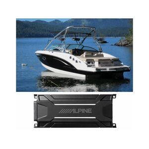 Alpine KTA-30MW 600 Watt Marine Waterproof Mono Amplifier For Boat IP66