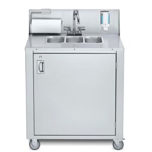 Crown Verity - CVPHS-3 - Portable 3-Compartment Hand Sink