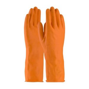 PIP - 48-L302T/M - Medium Lined Orange Latex Gloves