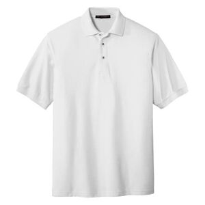 KNG - 1578WHT3XL - 3XL White Men's Short Sleeve Sport Shirt