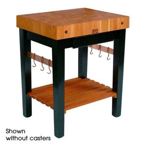 John Boos & Co. John Boos - RN-PPB3024C-D - 30 in x 24 in Wood Pro Block w/ Drawer & Casters