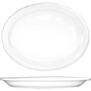 International Tableware ITI - BR-13 - 11 1/2 in x 9 in Brighton™ Porcelain Platter