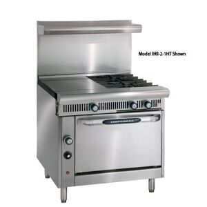 Imperial - IHR-3HT-3-C - 36 in 3-Burner Diamond Series Gas Range w/ Hot Tops and Convection Oven