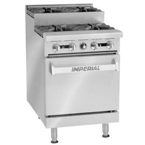 Imperial - IR-6-SU-C - 36 in 6-Burner Step-up Gas Range w/ Convection Oven
